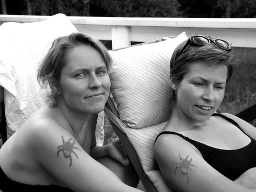 Billede af camilla og søster 2spider DxO